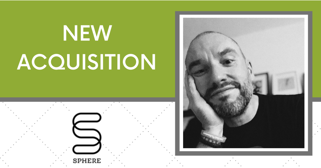 Banner reading New Acquisition, with a photo of the author Martin Griffin